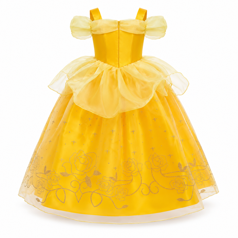 Robe Princesse Fille Jaune 2-10 ans – 2 à 10 ans