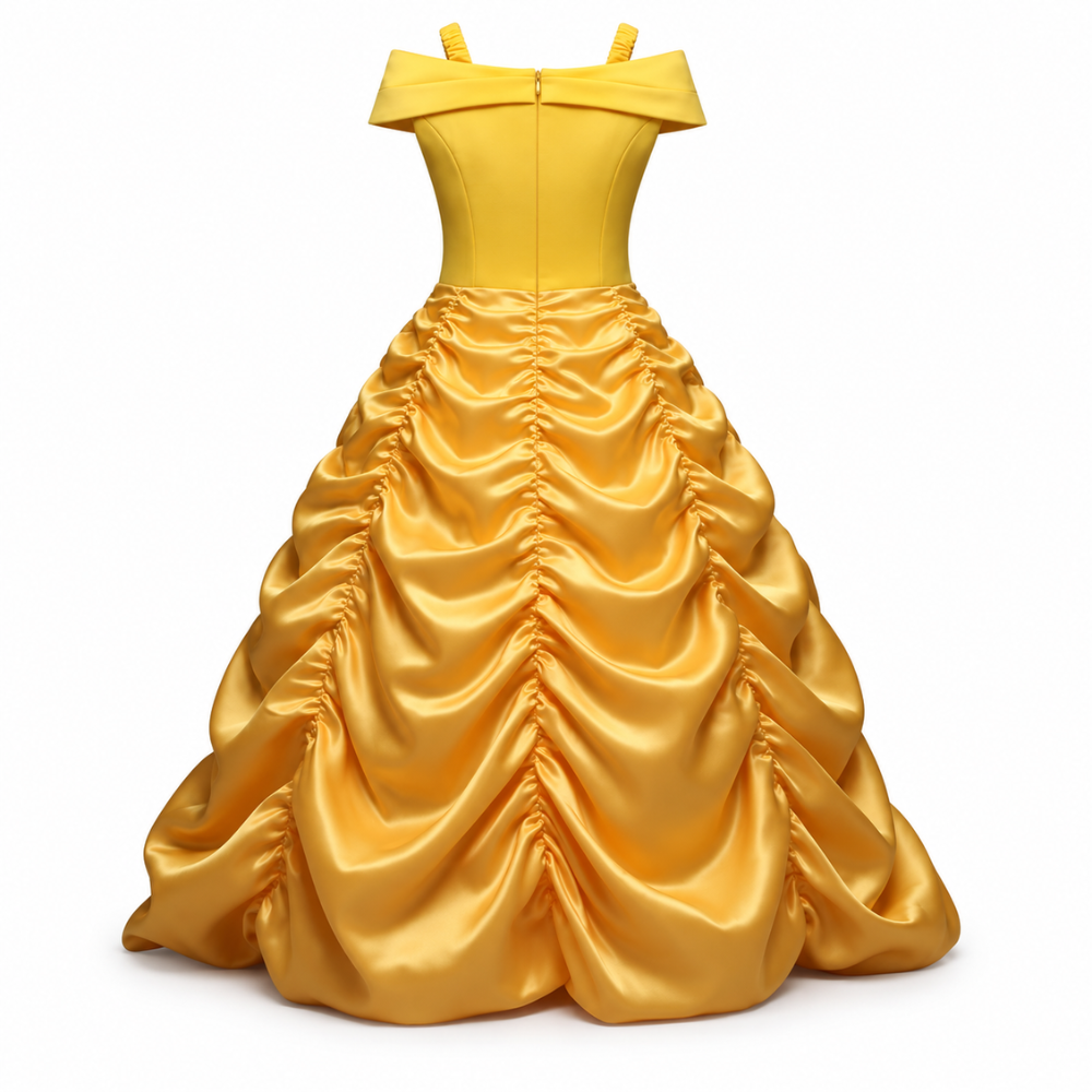 Robe Princesse Fille Jaune 2-10 ans – 2 à 10 ans
